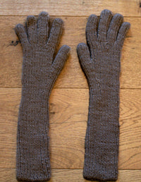 Hand-knit Gloves - long